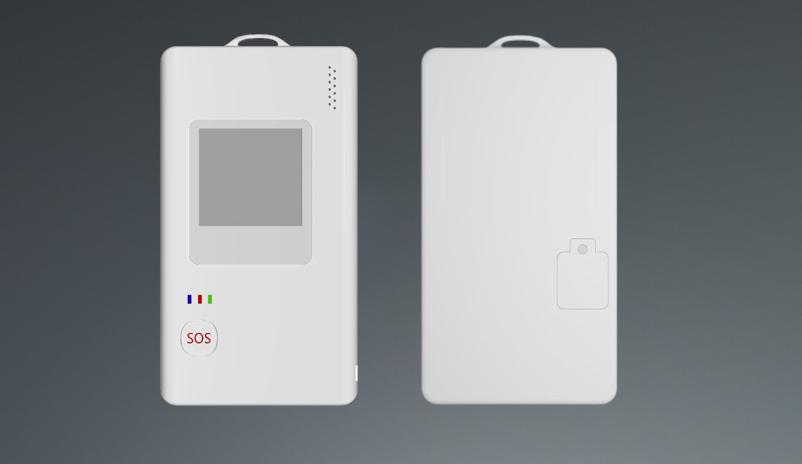 雙頻RTK北斗+UWB+藍牙帶顯示屏人員定位識別胸卡/工牌